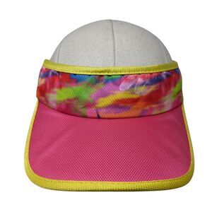 Glove It Dragonfly Strapback Sun Visor Multicolor One Size Adjustable Colorful